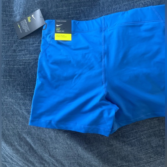 Nike Pro Blue Dri-FIT shorts - Picture 4 of 4